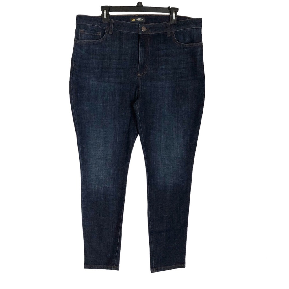 Lee Slim Fit Skinny Leg Mid Rise Jeans Size 18 Medium